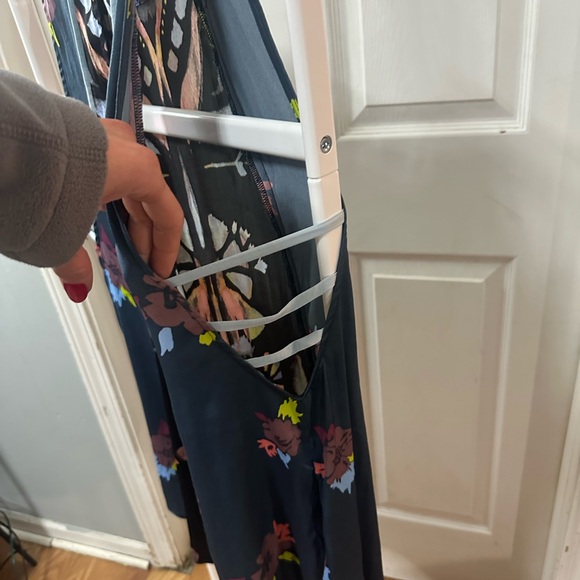 Free People Dream Free Floral Tunic Mini Dress Watercolor - Picture 5 of 5